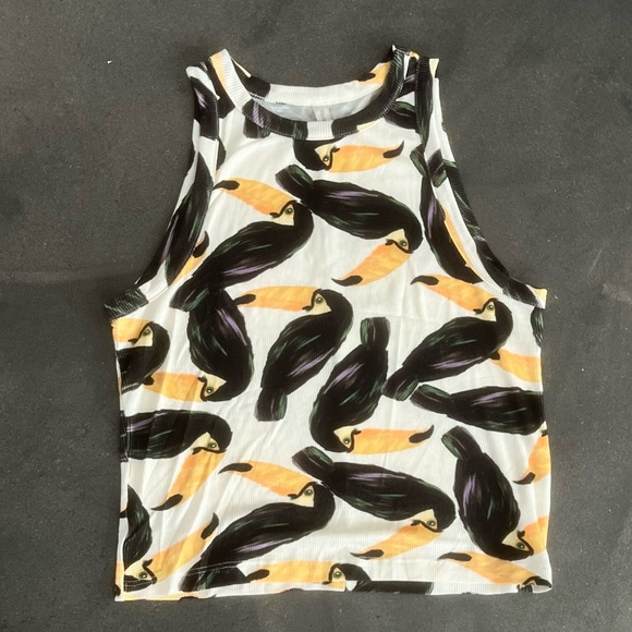 Toucan print tank top - Picture 4 of 6